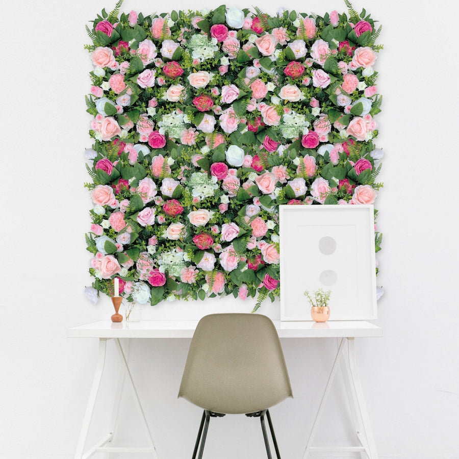Blumenwand Raspberry Garden – Realtouch-Blütenwand