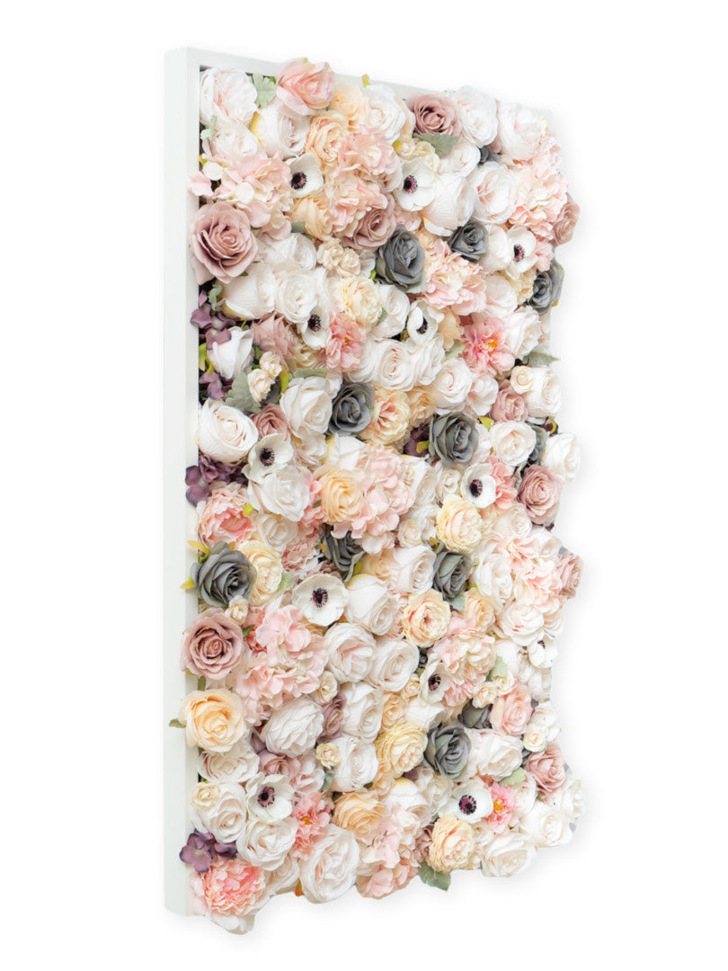 Flowerframe Home – Realtouch-Blüten mit Holzrahmen