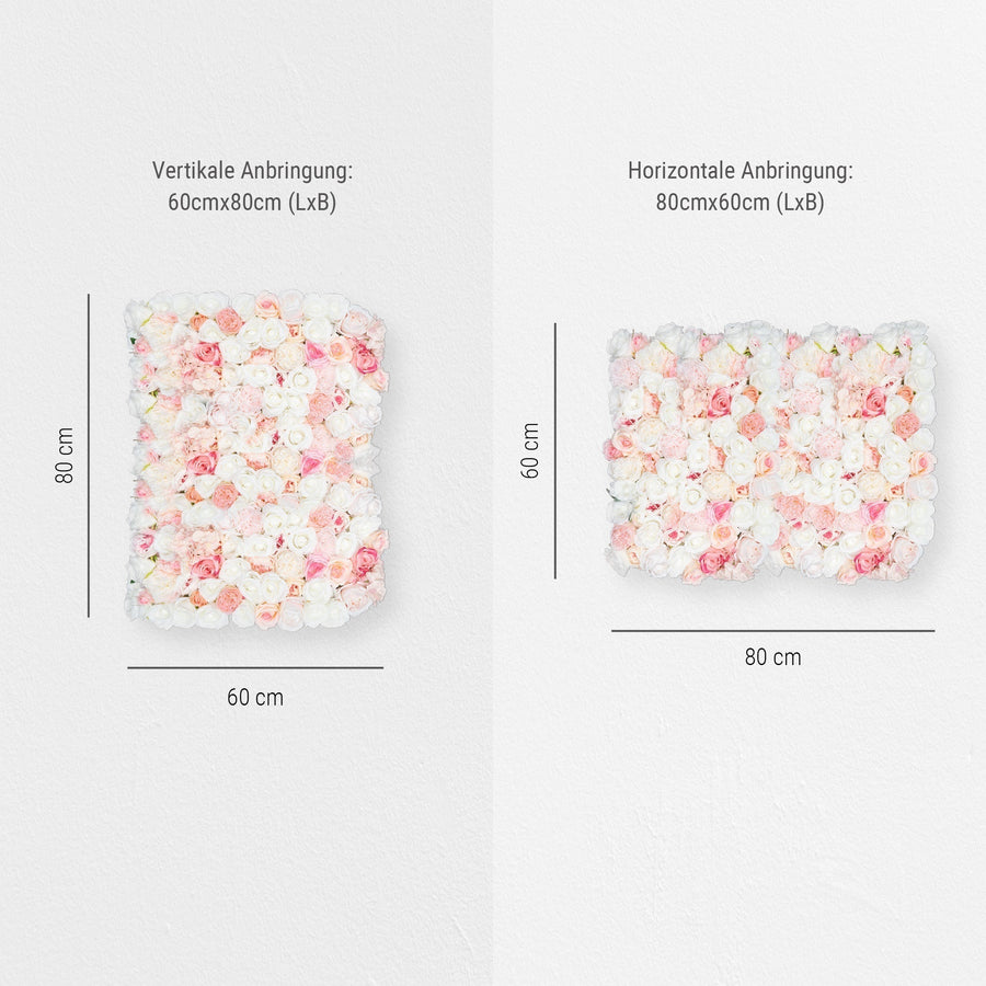 Blumenwand Cotton Candy – Realtouch-Blütenwand