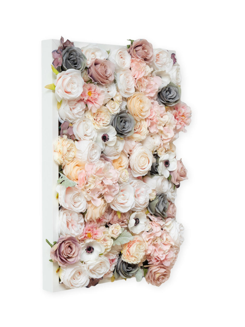 Flowerframe Home – Realtouch-Blüten mit Holzrahmen