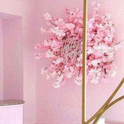 Blumenwand Cherry Lady – Realtouch-Blütenwand