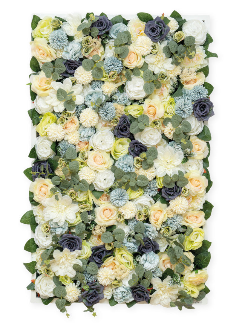 Flowerframe Scharfsinn – Realtouch-Blüten mit Holzrahmen
