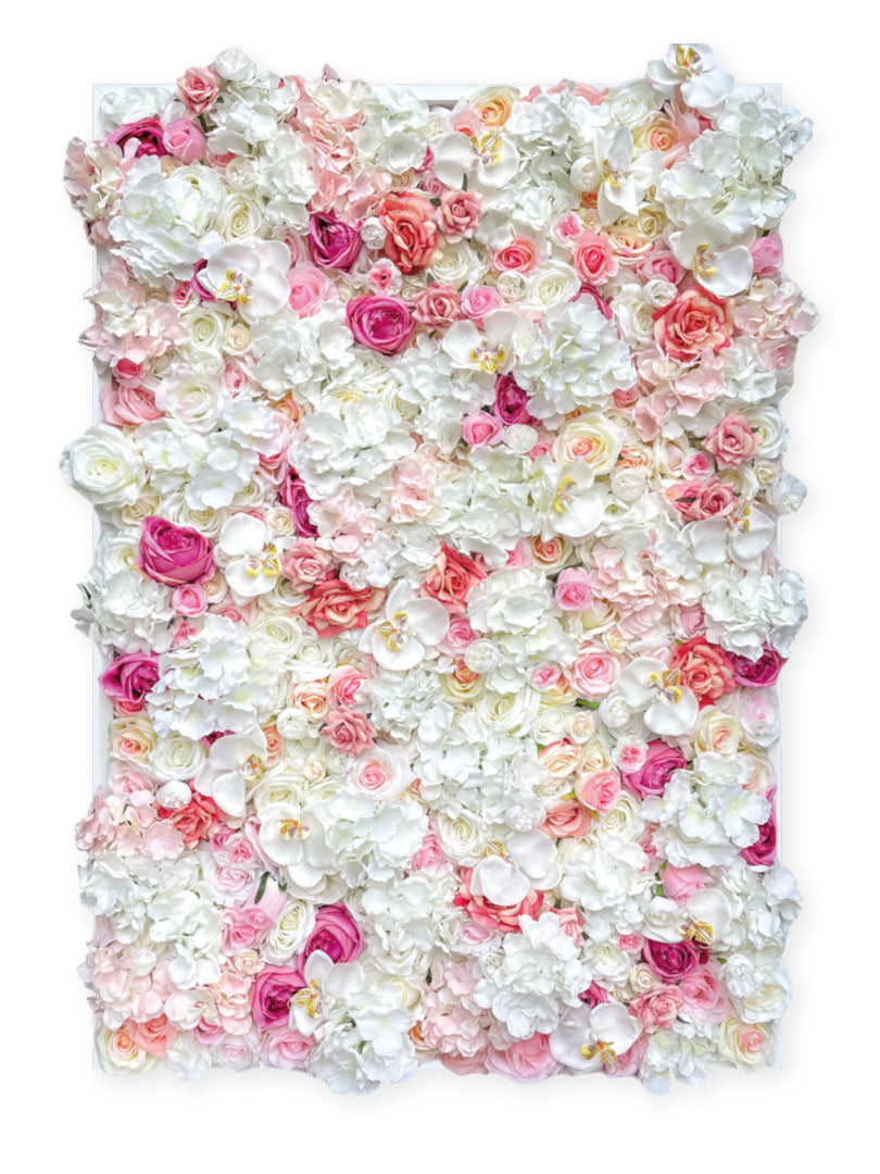 Flowerframe Melody – Realtouch-Blüten mit Holzrahmen