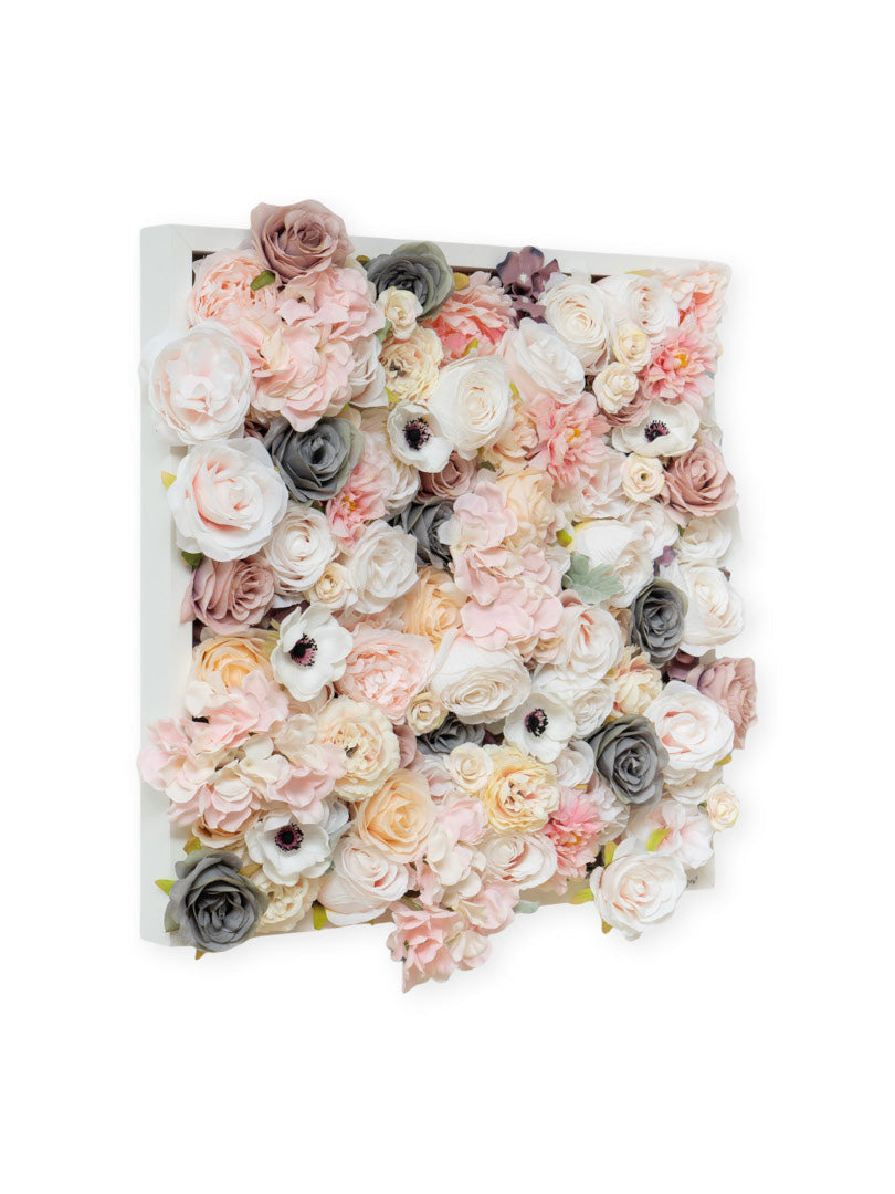 Flowerframe Home – Realtouch-Blüten mit Holzrahmen