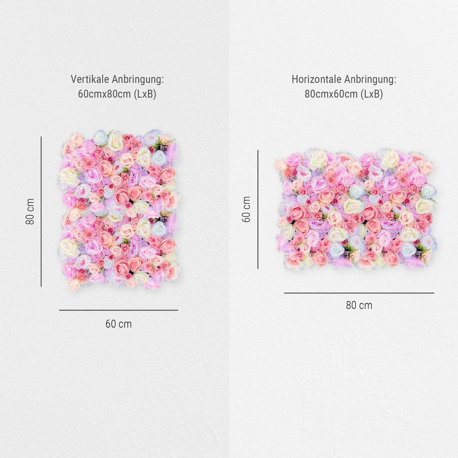 Blumenwand Bloomylicious – Realtouch-Blütenwand