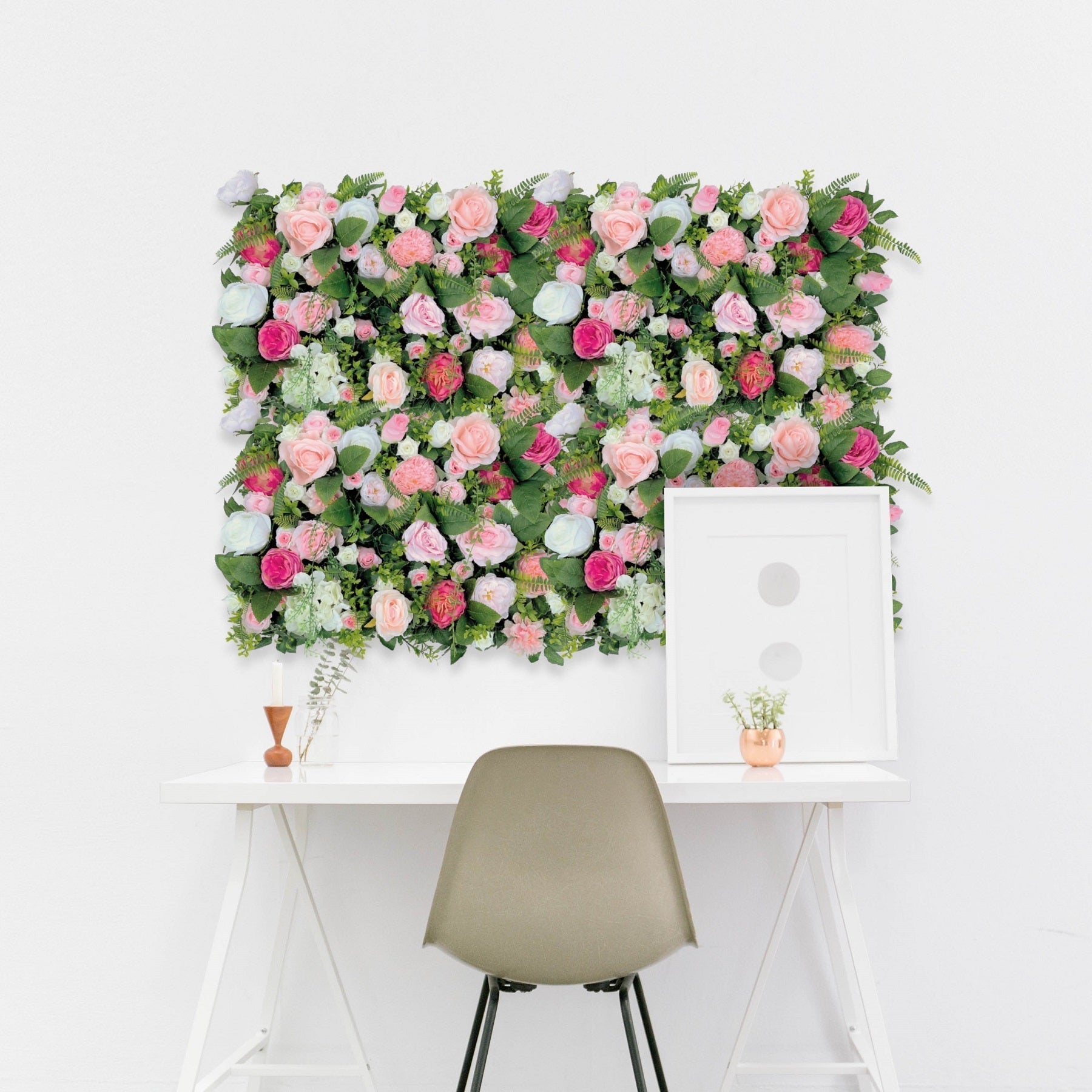 Blumenwand Raspberry Garden – Realtouch-Blütenwand