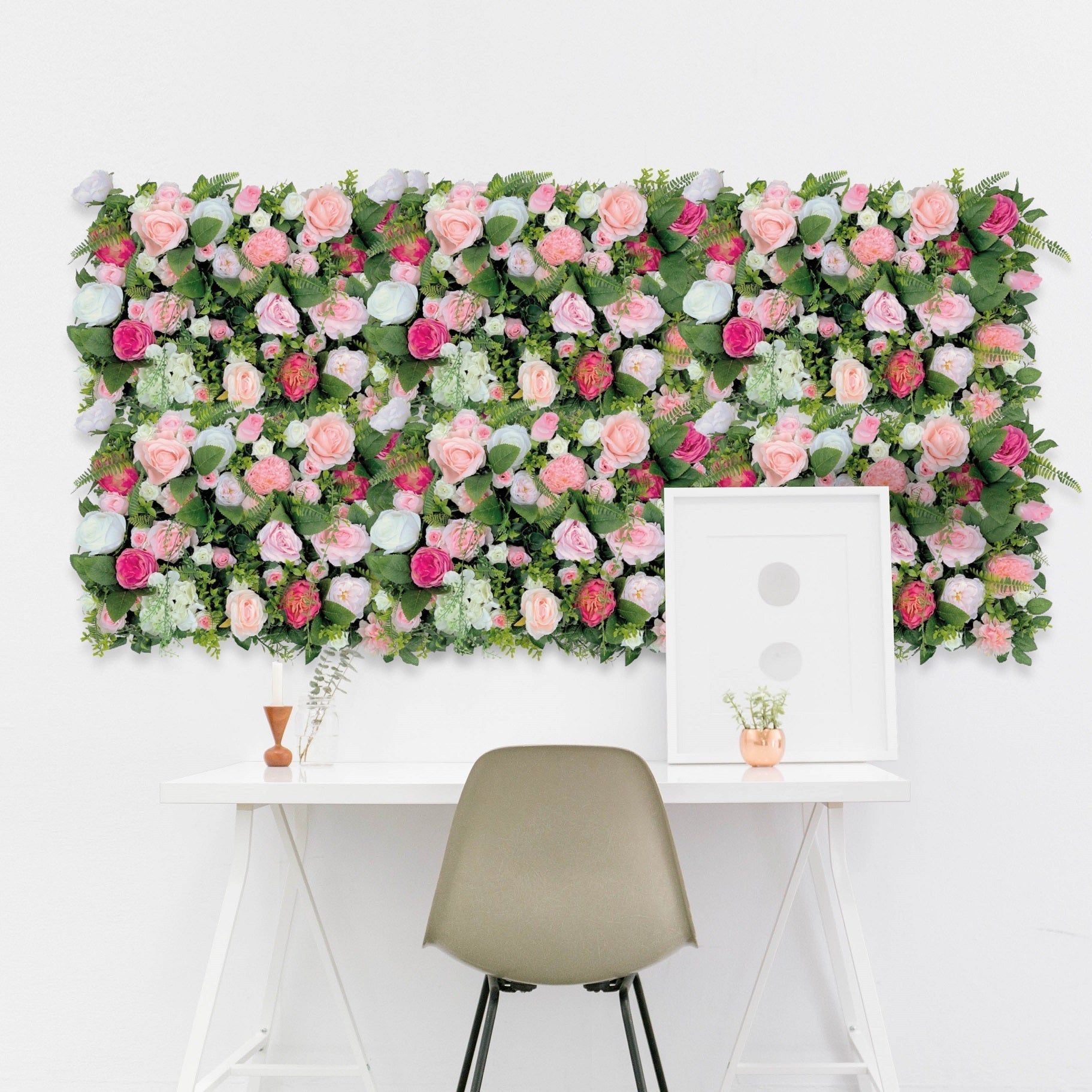 Blumenwand Raspberry Garden – Realtouch-Blütenwand