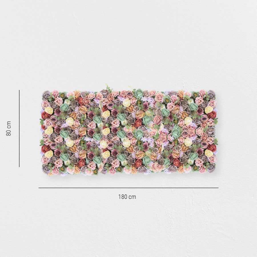 Blumenwand Hazelrose – Realtouch-Blütenwand