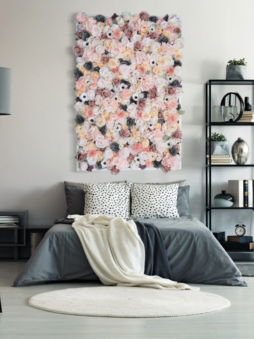 Flowerframe Home – Realtouch-Blüten mit Holzrahmen