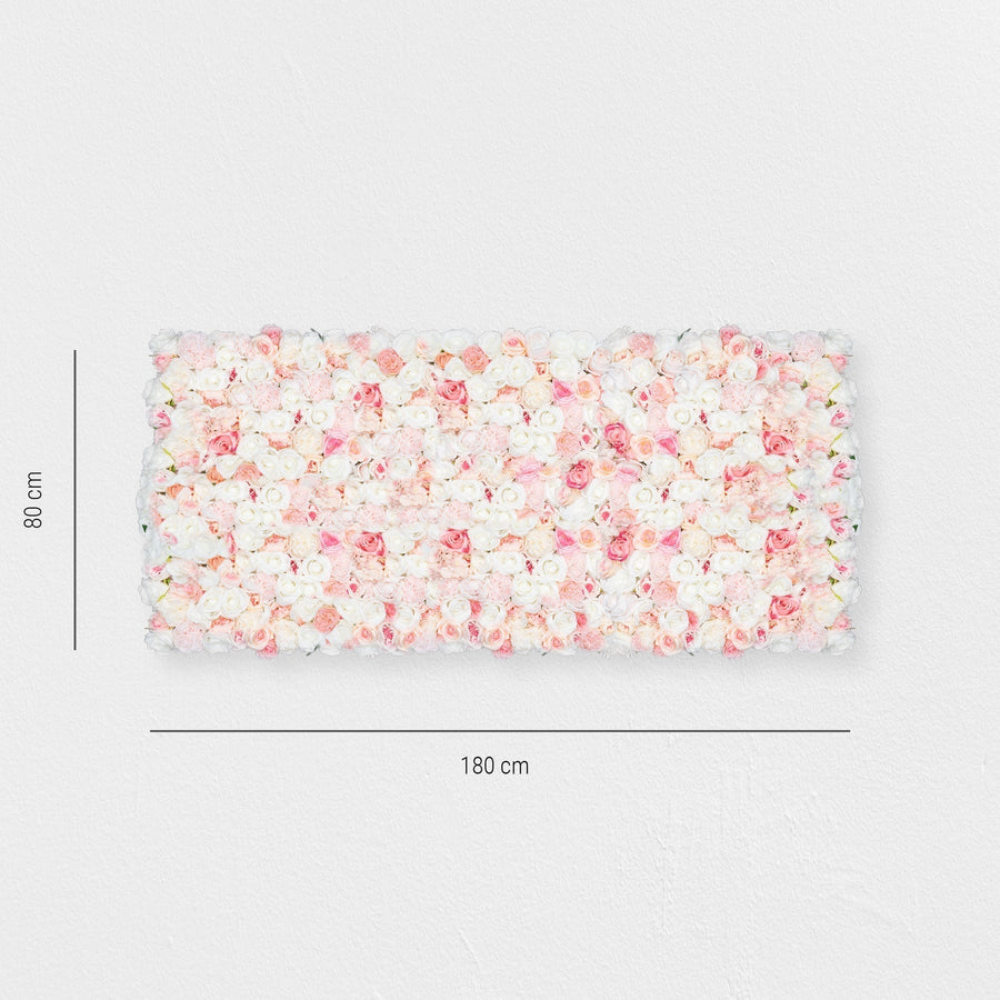 Blumenwand Cotton Candy – Realtouch-Blütenwand