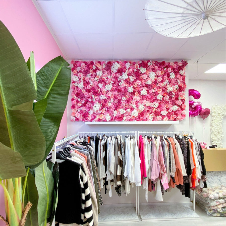 Blumenwand Miss Royal – Realtouch-Blütenwand