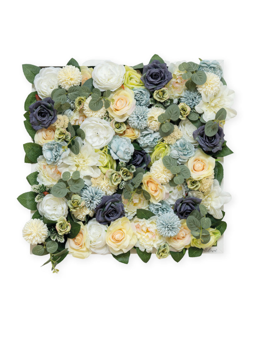 Flowerframe Scharfsinn – Realtouch-Blüten mit Holzrahmen