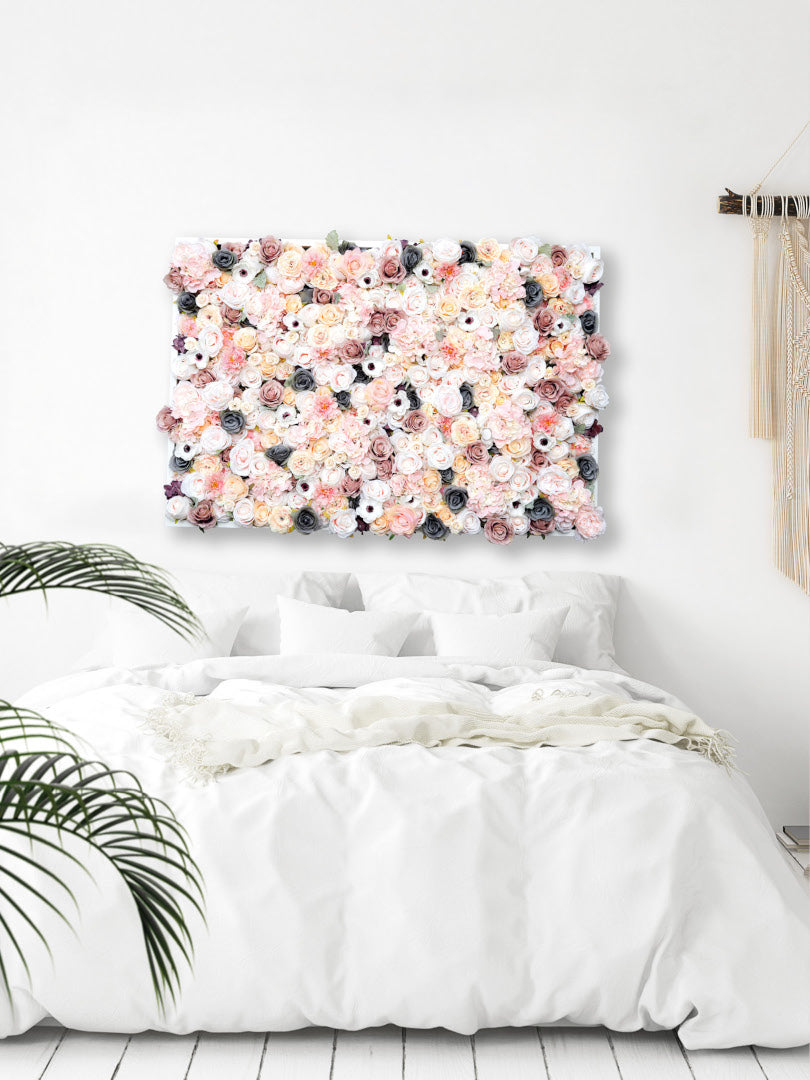 Flowerframe Home – Realtouch-Blüten mit Holzrahmen