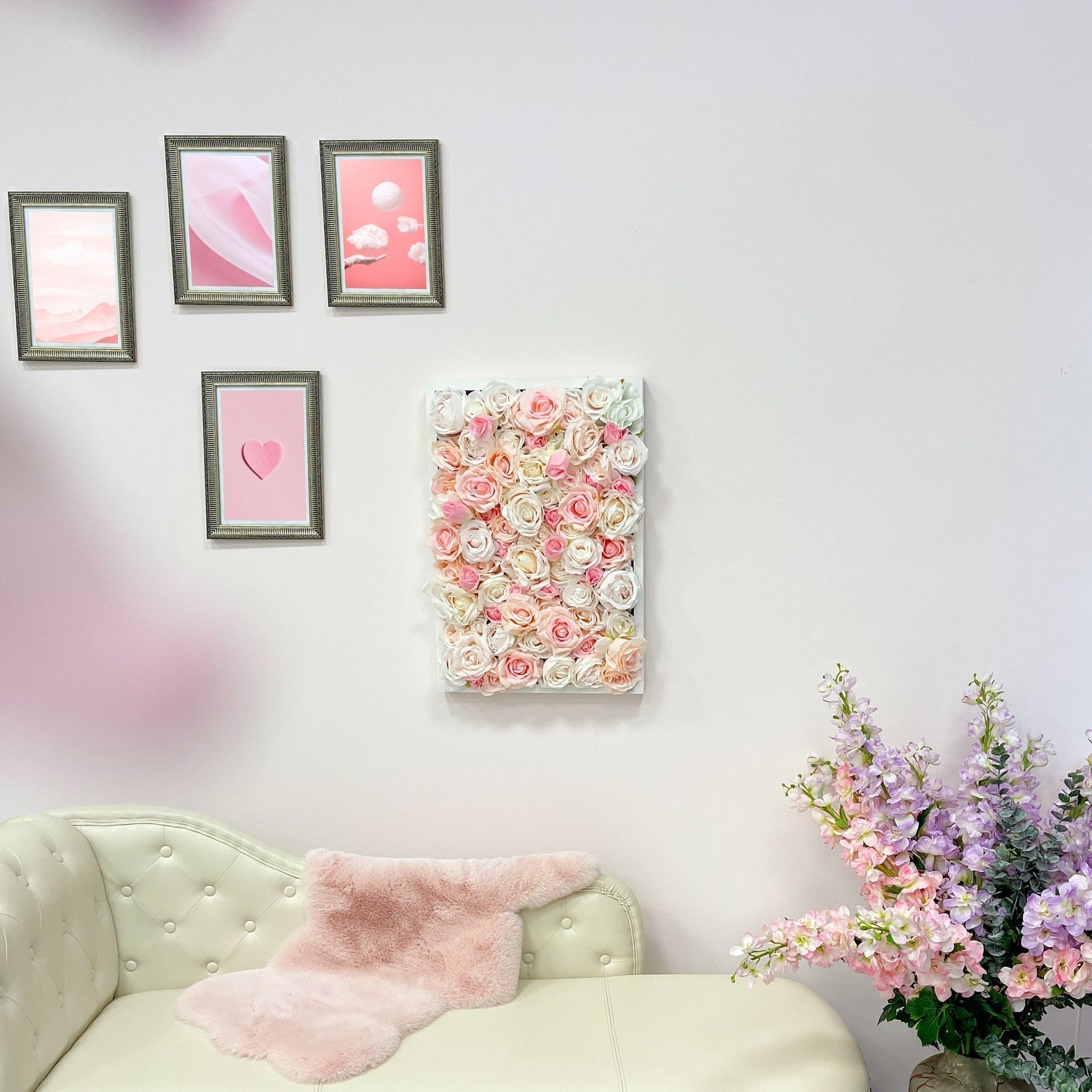 Flowerframe Cataleya – Realtouch-Blüten mit Holzrahmen