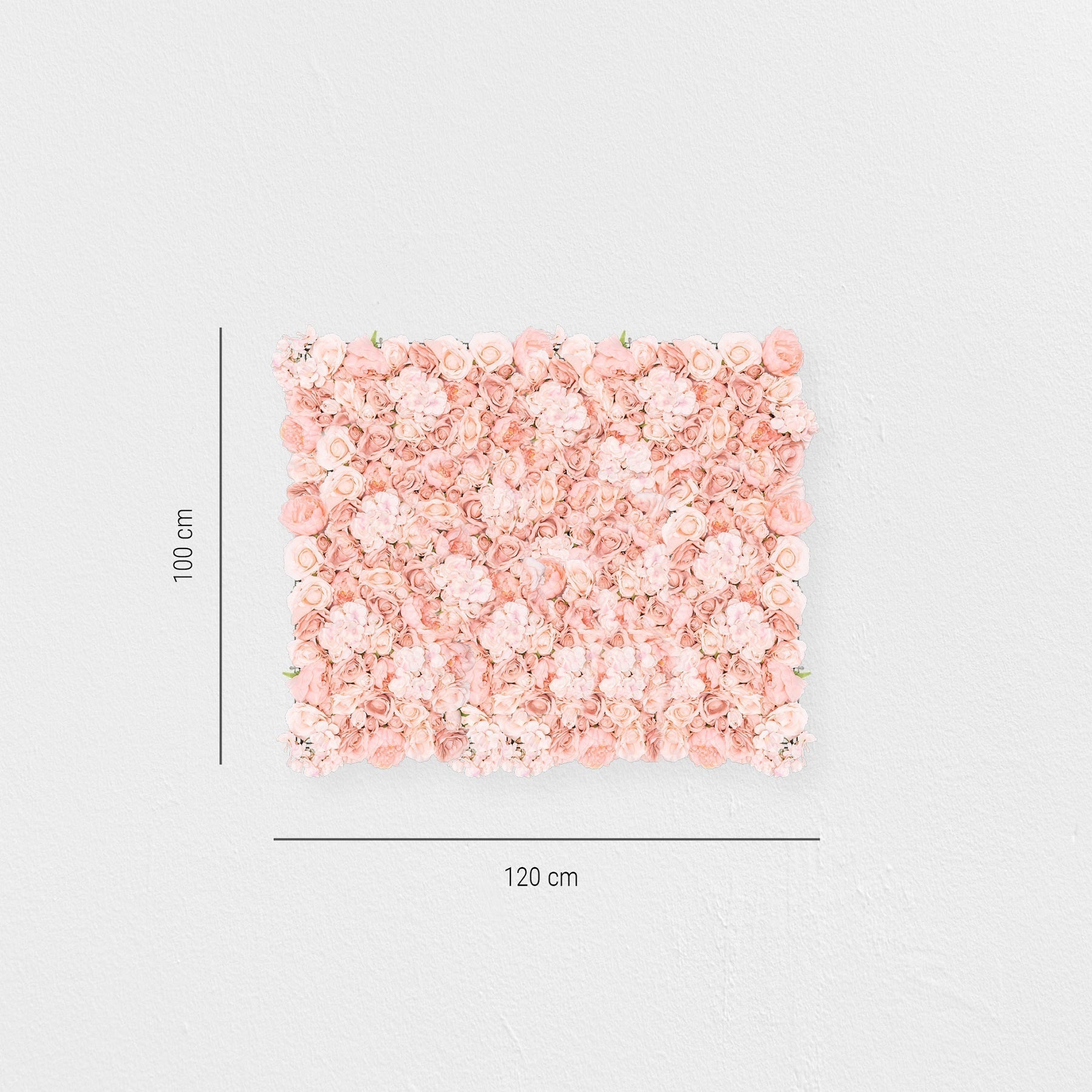 Blumenwand Fabulous Princess – Realtouch-Blütenwand