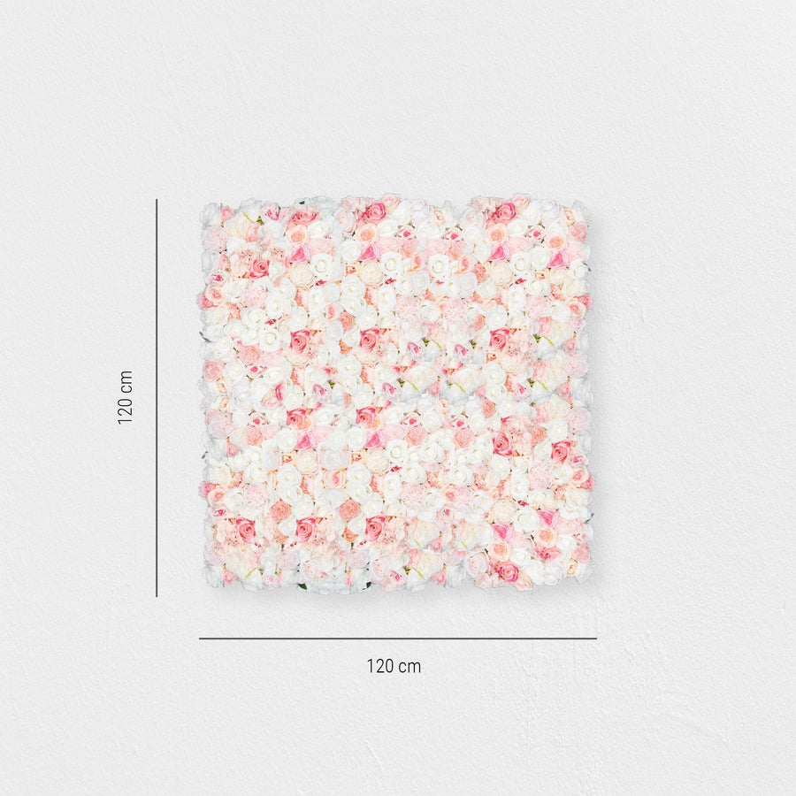 Blumenwand Cotton Candy – Realtouch-Blütenwand