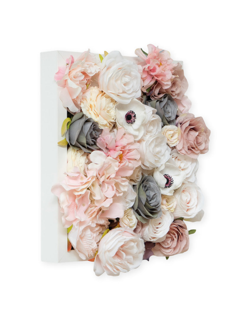 Flowerframe Home – Realtouch-Blüten mit Holzrahmen