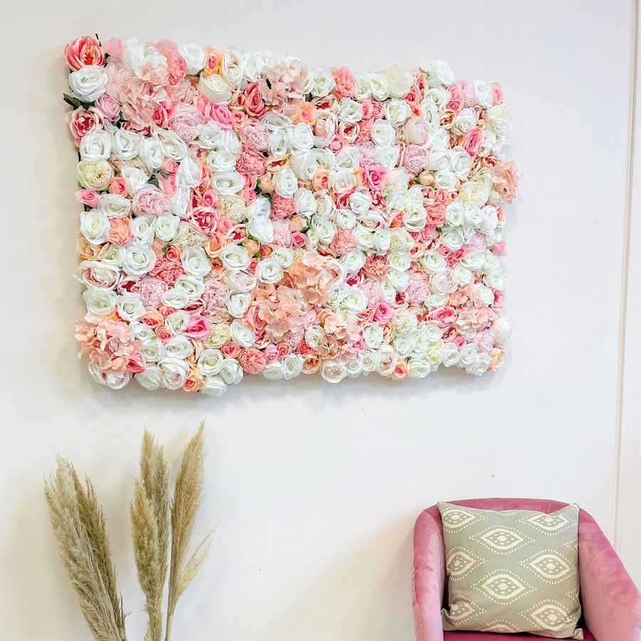 Blumenwand Cotton Candy – Realtouch-Blütenwand