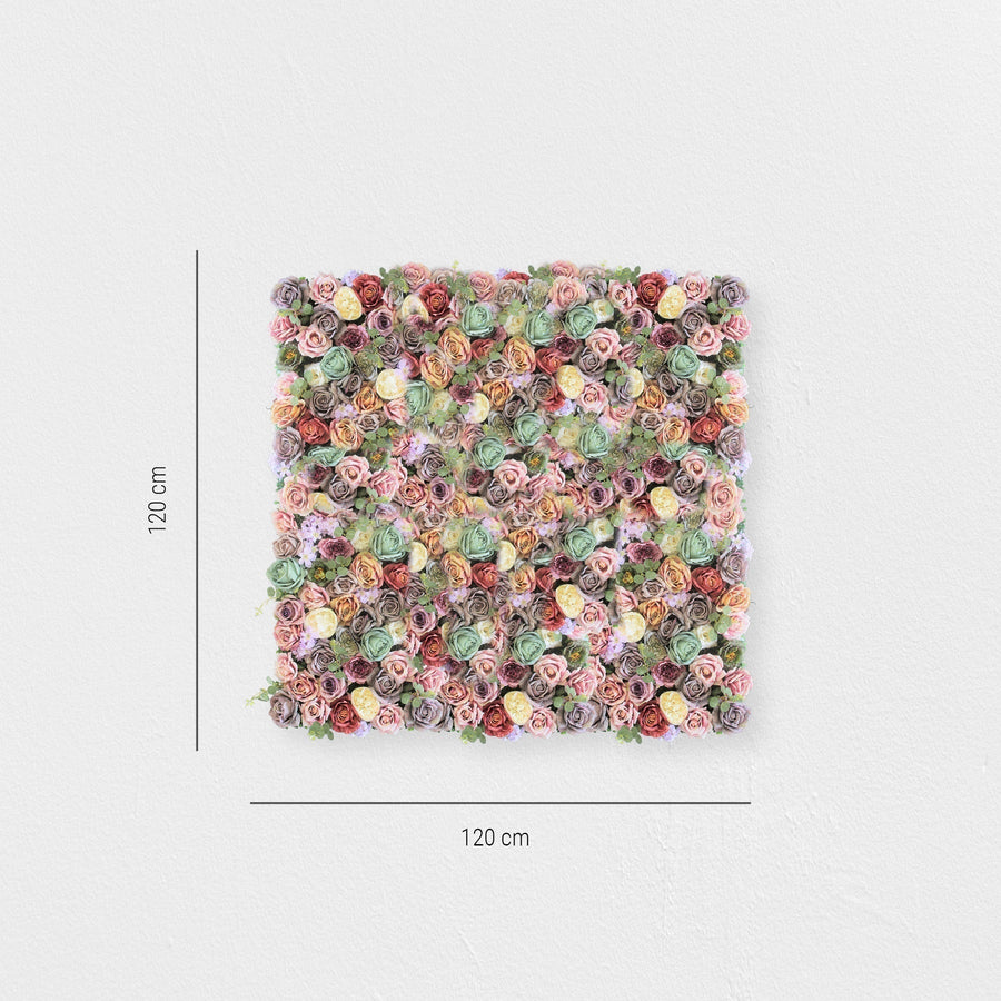 Blumenwand Hazelrose – Realtouch-Blütenwand