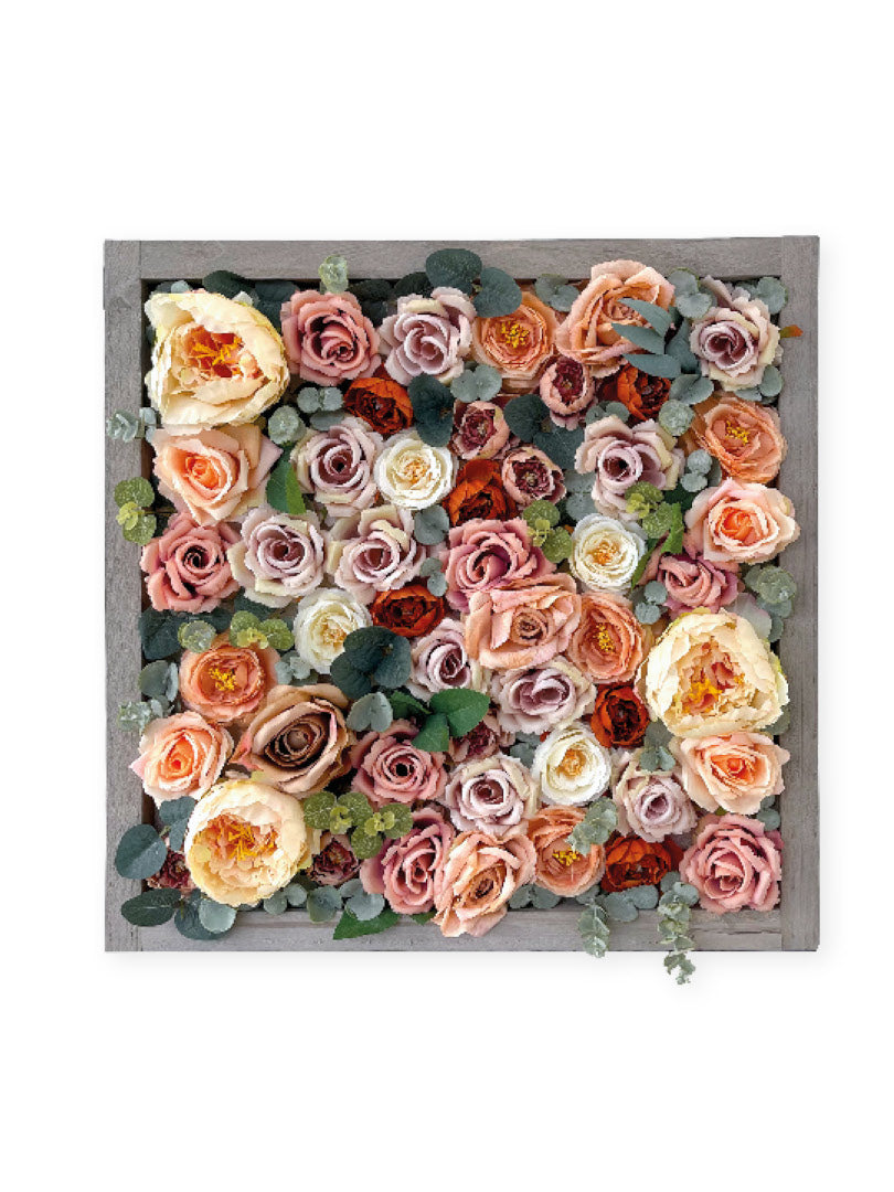 Flowerframe Grenada – Realtouch-Blüten mit Holzrahmen
