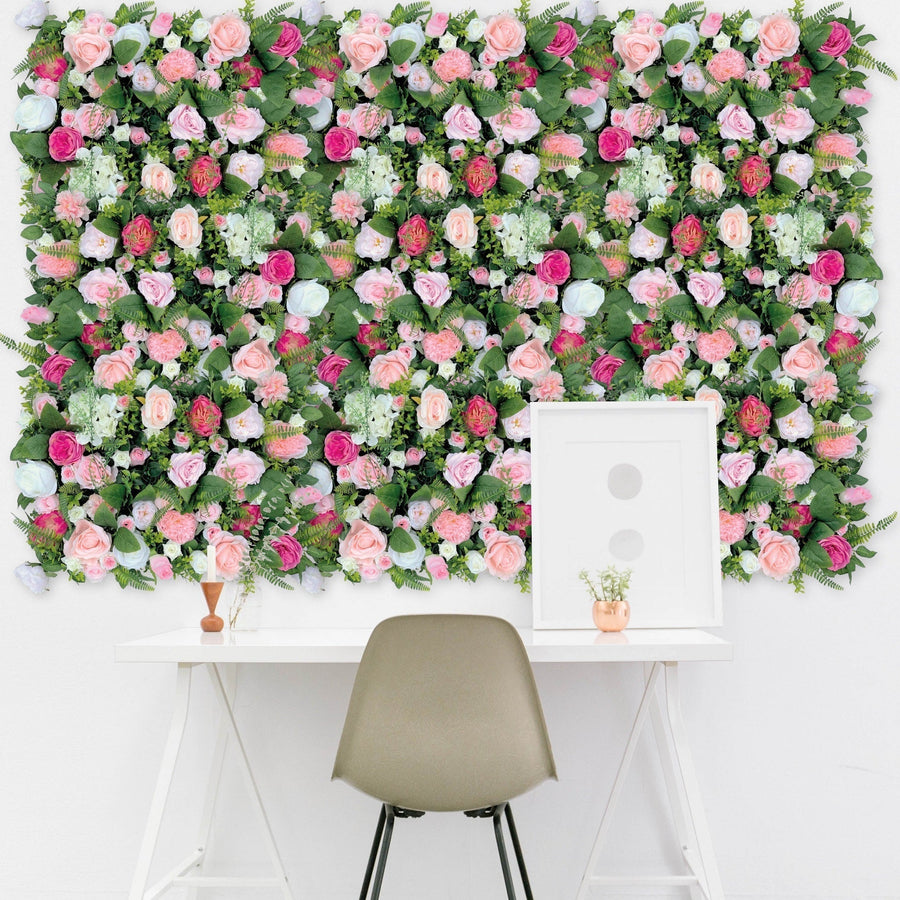 Blumenwand Raspberry Garden – Realtouch-Blütenwand