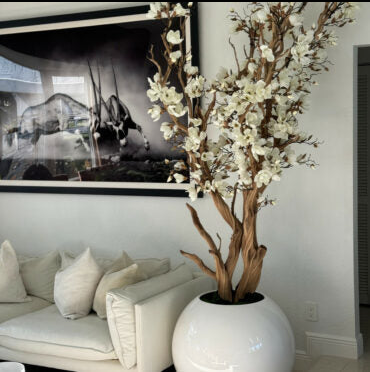 Magnolienbaum Weiss 76 cm – Florales Magnolien-Arrangement