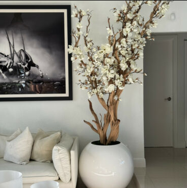 Magnolienbaum Weiss 76 cm – Florales Magnolien-Arrangement