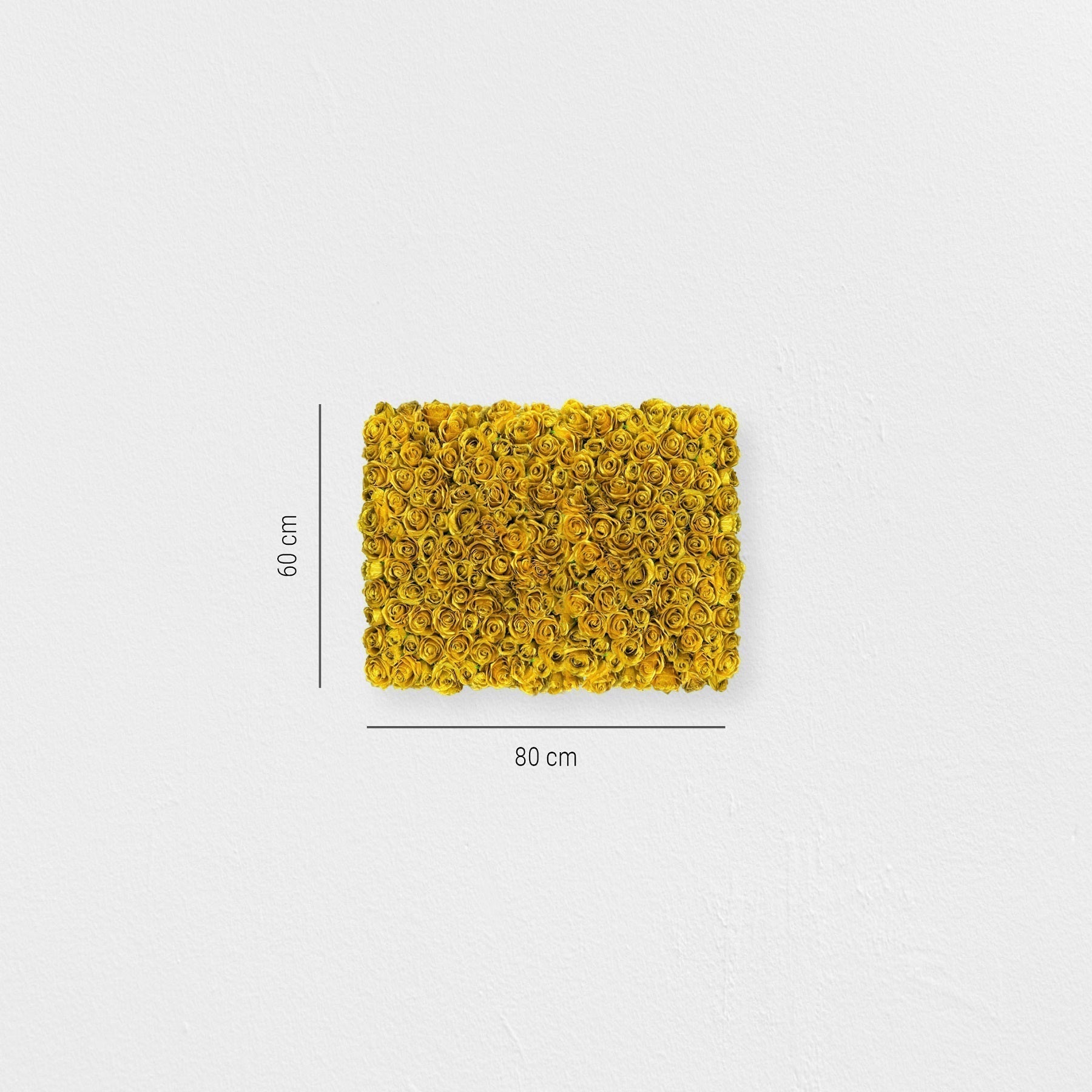 Blumenwand Golden Star – Realtouch-Blütenwand