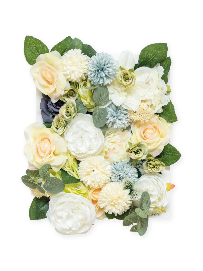 Flowerframe Scharfsinn – Realtouch-Blüten mit Holzrahmen