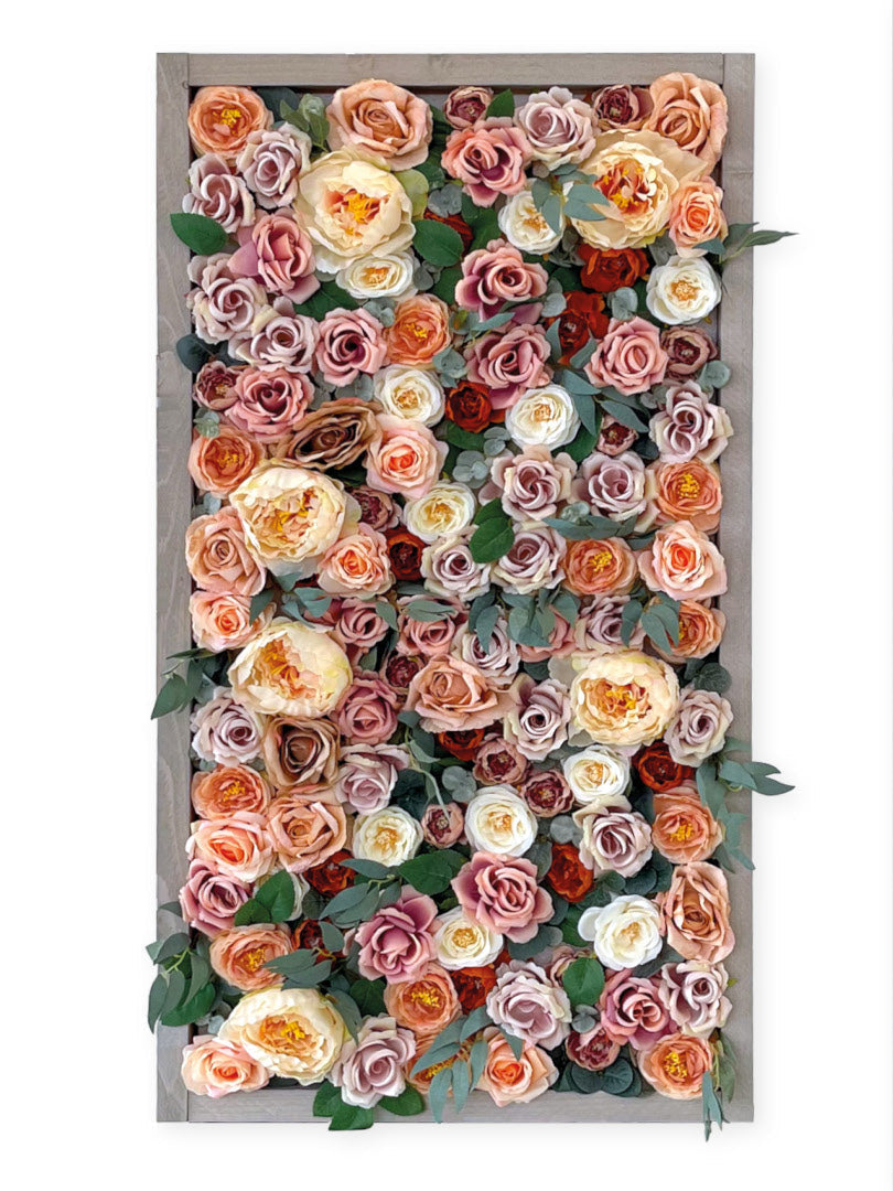 Flowerframe Grenada – Realtouch-Blüten mit Holzrahmen