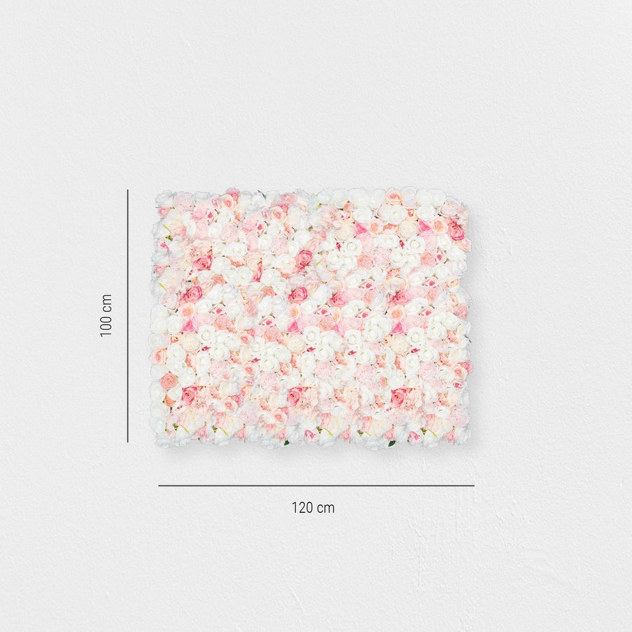 Blumenwand Cotton Candy – Realtouch-Blütenwand