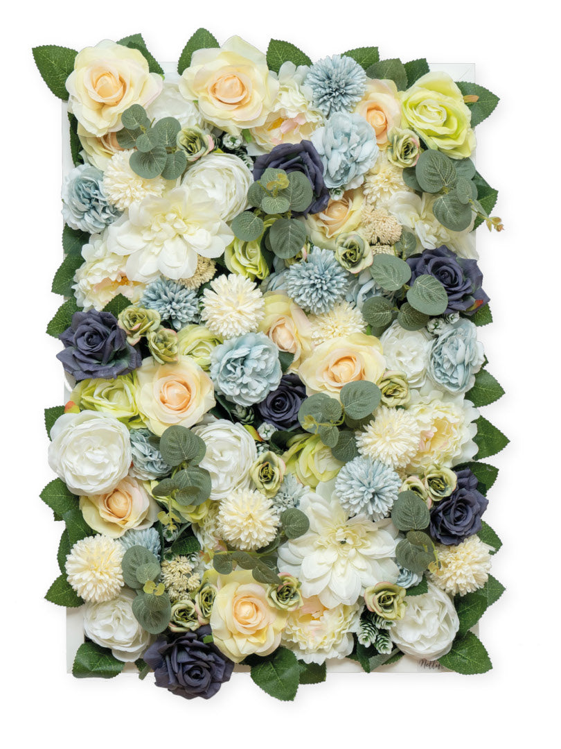 Flowerframe Scharfsinn – Realtouch-Blüten mit Holzrahmen