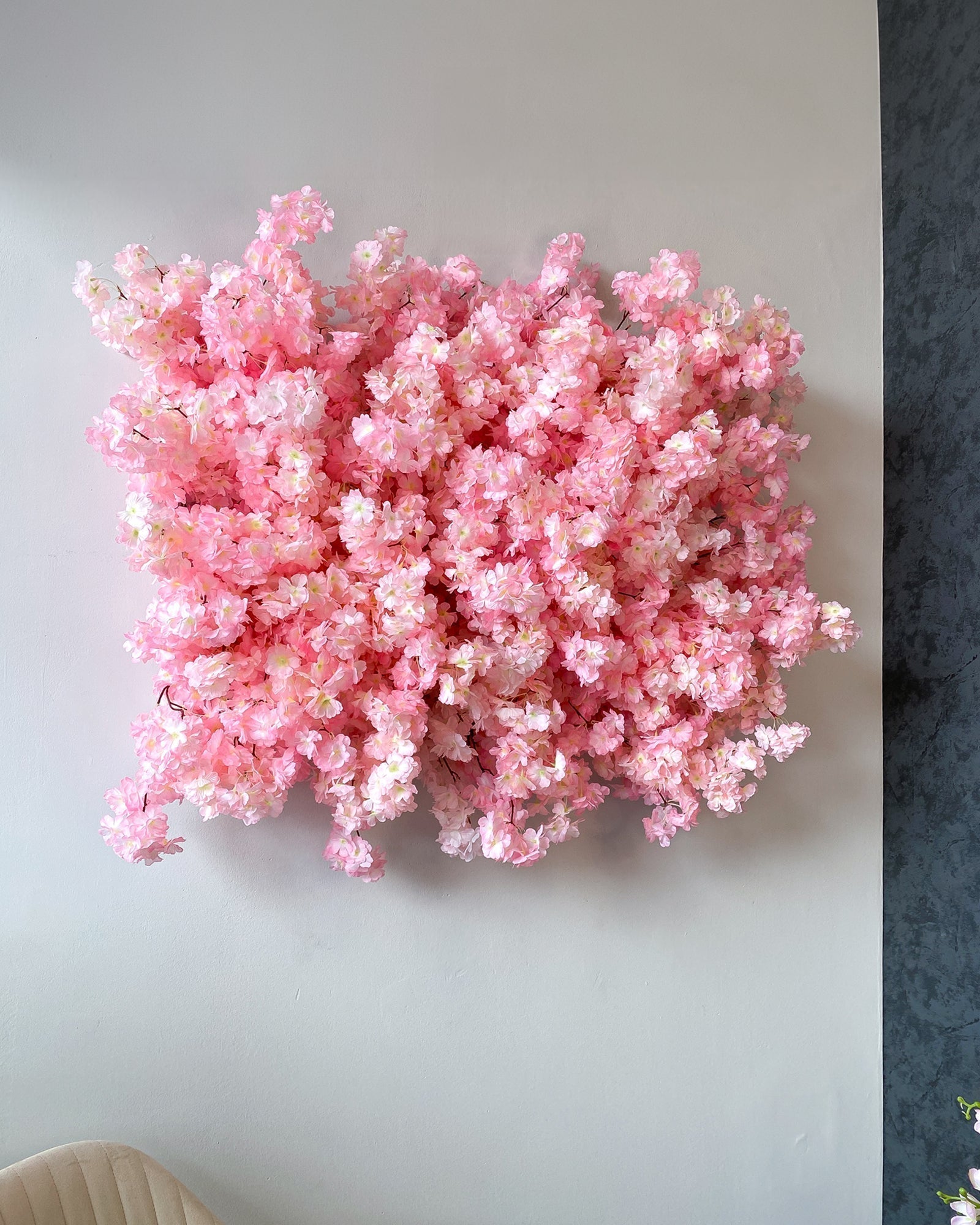 Blumenwand Cherry Lady – Realtouch-Blütenwand