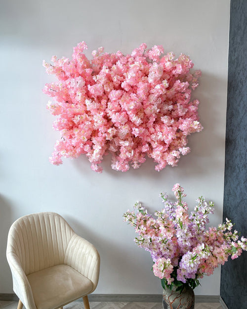 Blumenwand Cherry Lady – Realtouch-Blütenwand