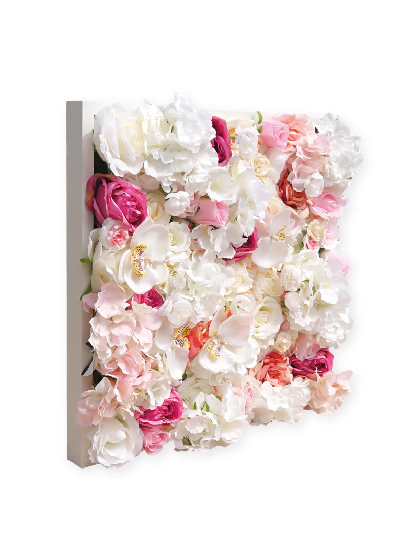Flowerframe Melody – Realtouch-Blüten mit Holzrahmen