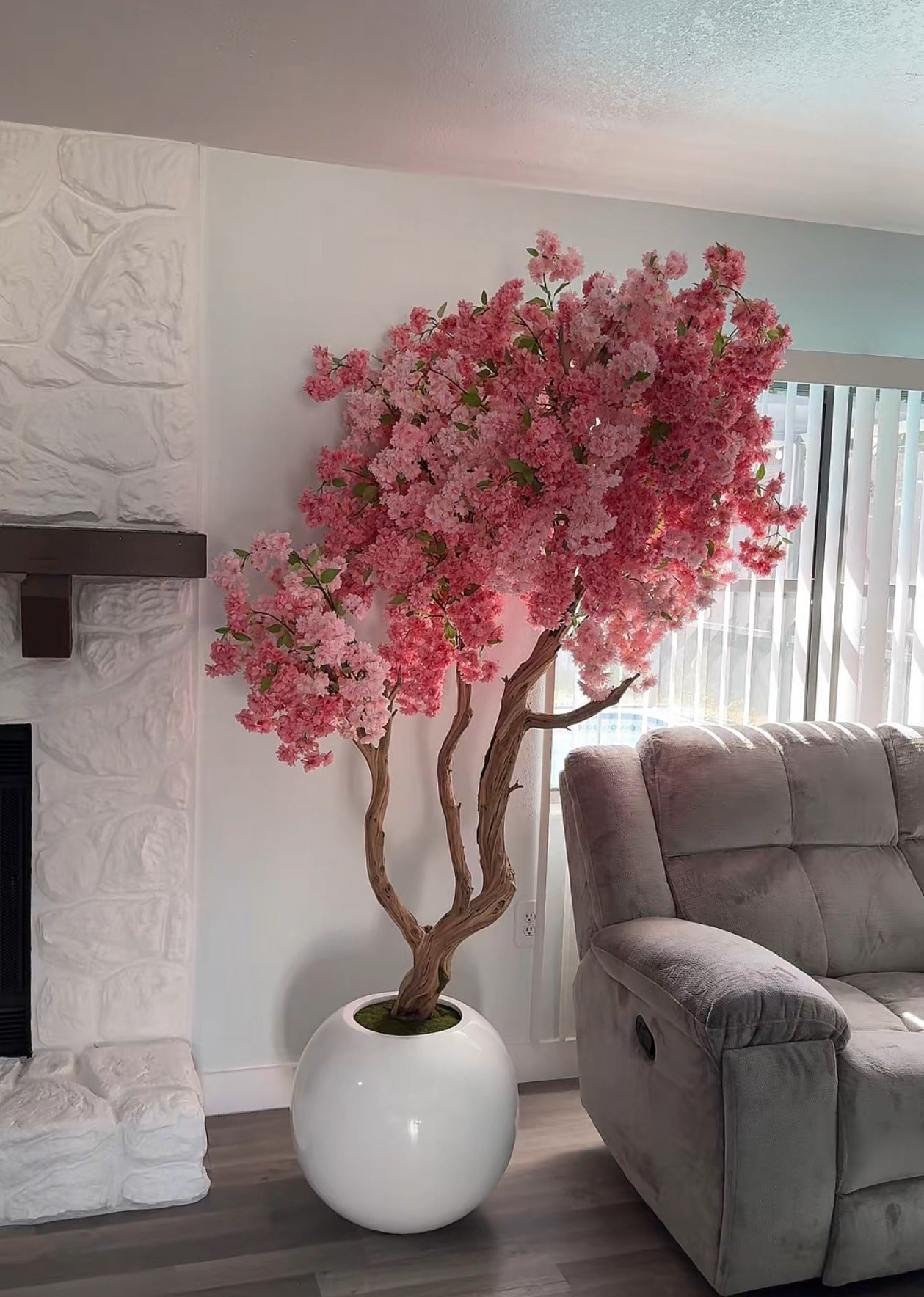 Kirschblütenbaum Rosa – Kunstbaum mit Realtouch-Blüten