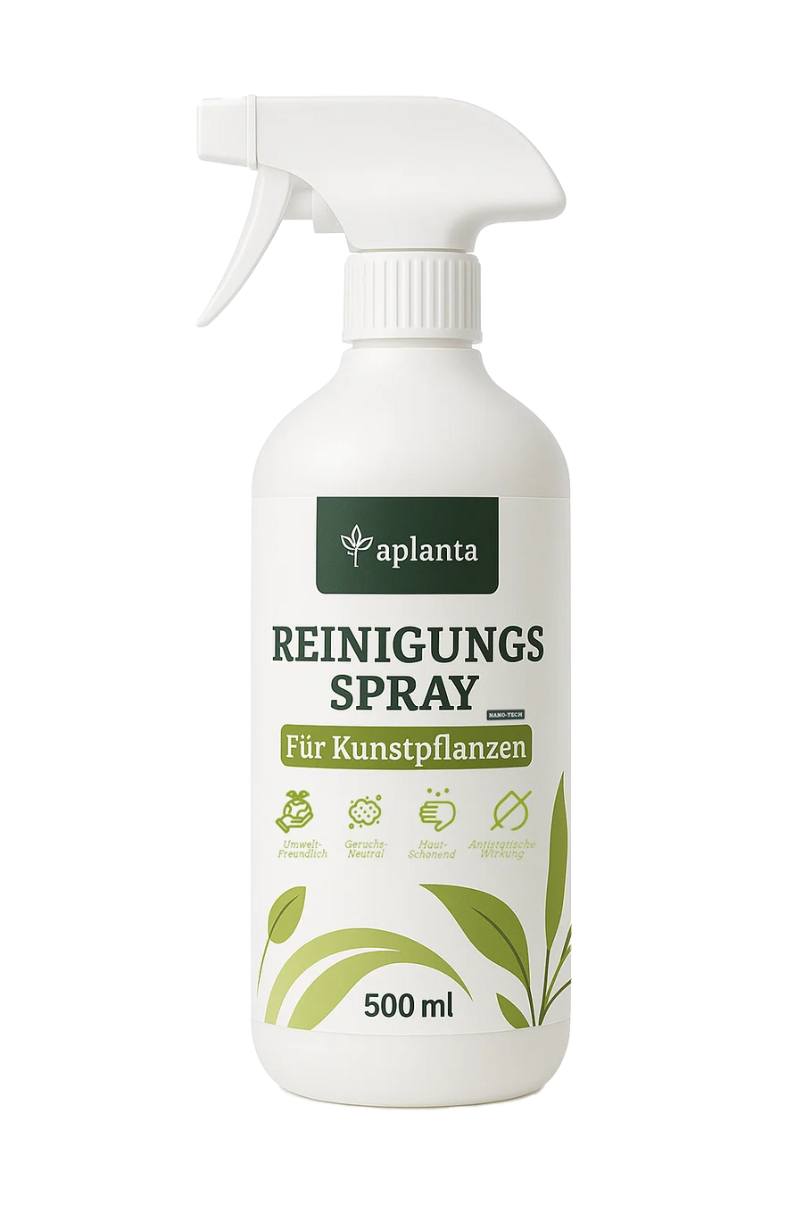 Reinigungsspray für Kunstpflanzen | 500 ml, Nano-Tech